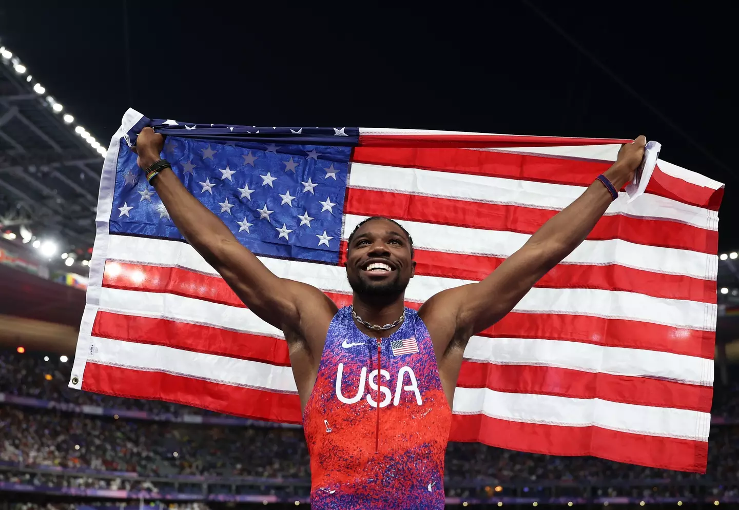 Noah Lyles came third in the 200m final. (Christian Petersen/Getty Images)