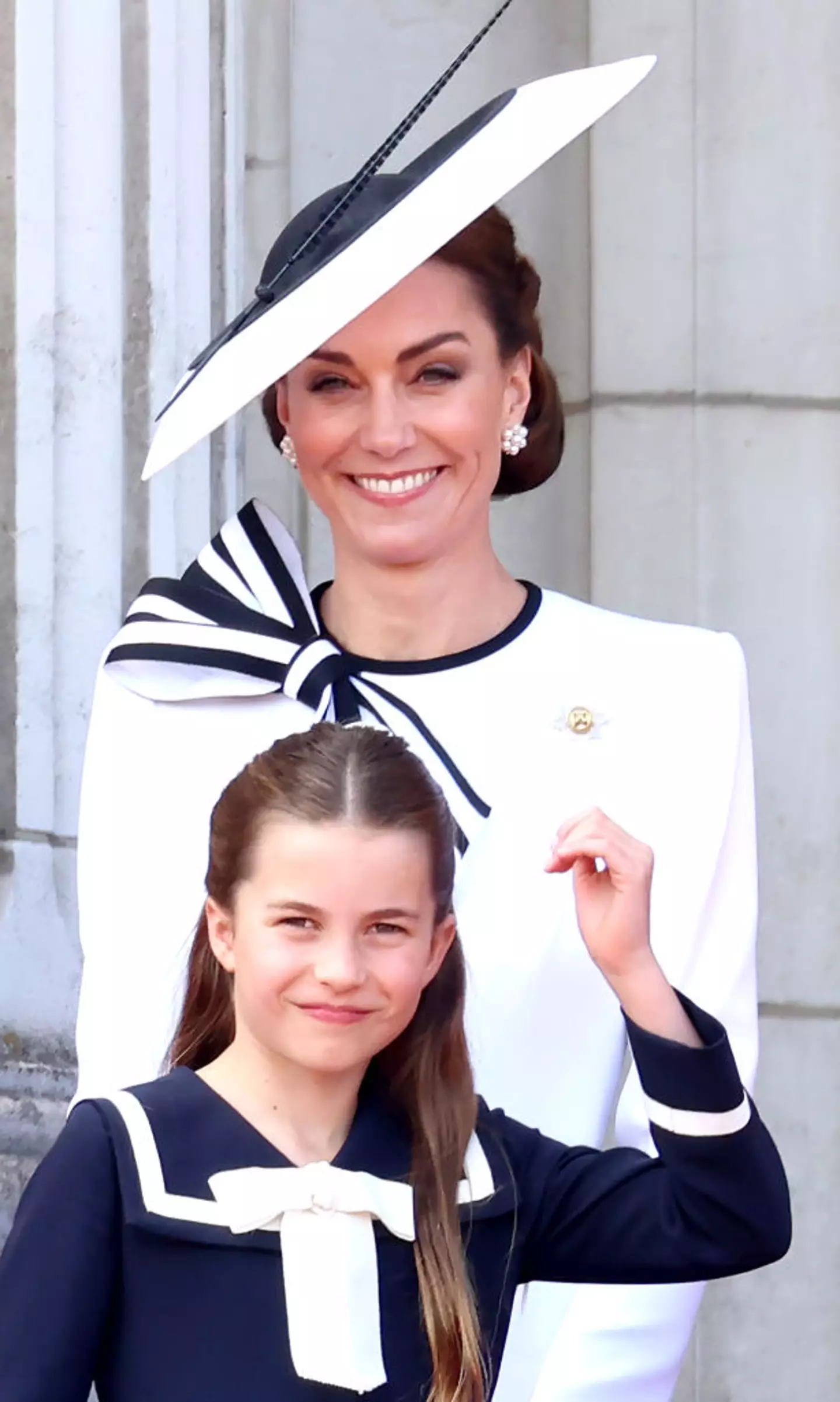 The pair's outfits aligned at Trooping the Colour (Chris Jackson/Getty Images)