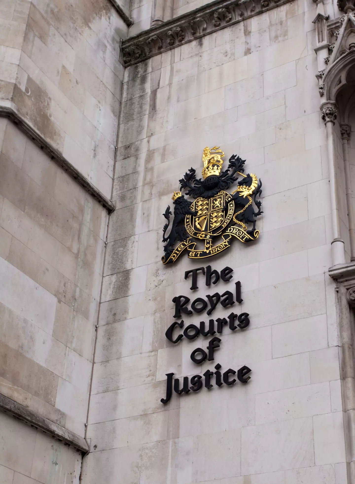 The Royal Court of Justice in London.