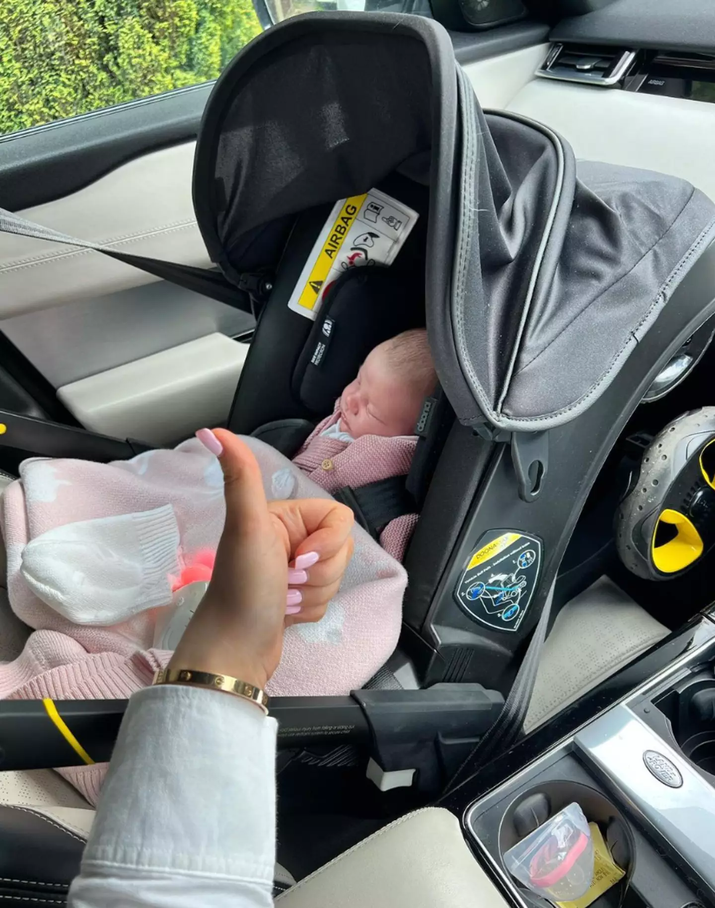 ​​Shaughna was proud of herself for driving with her newborn.