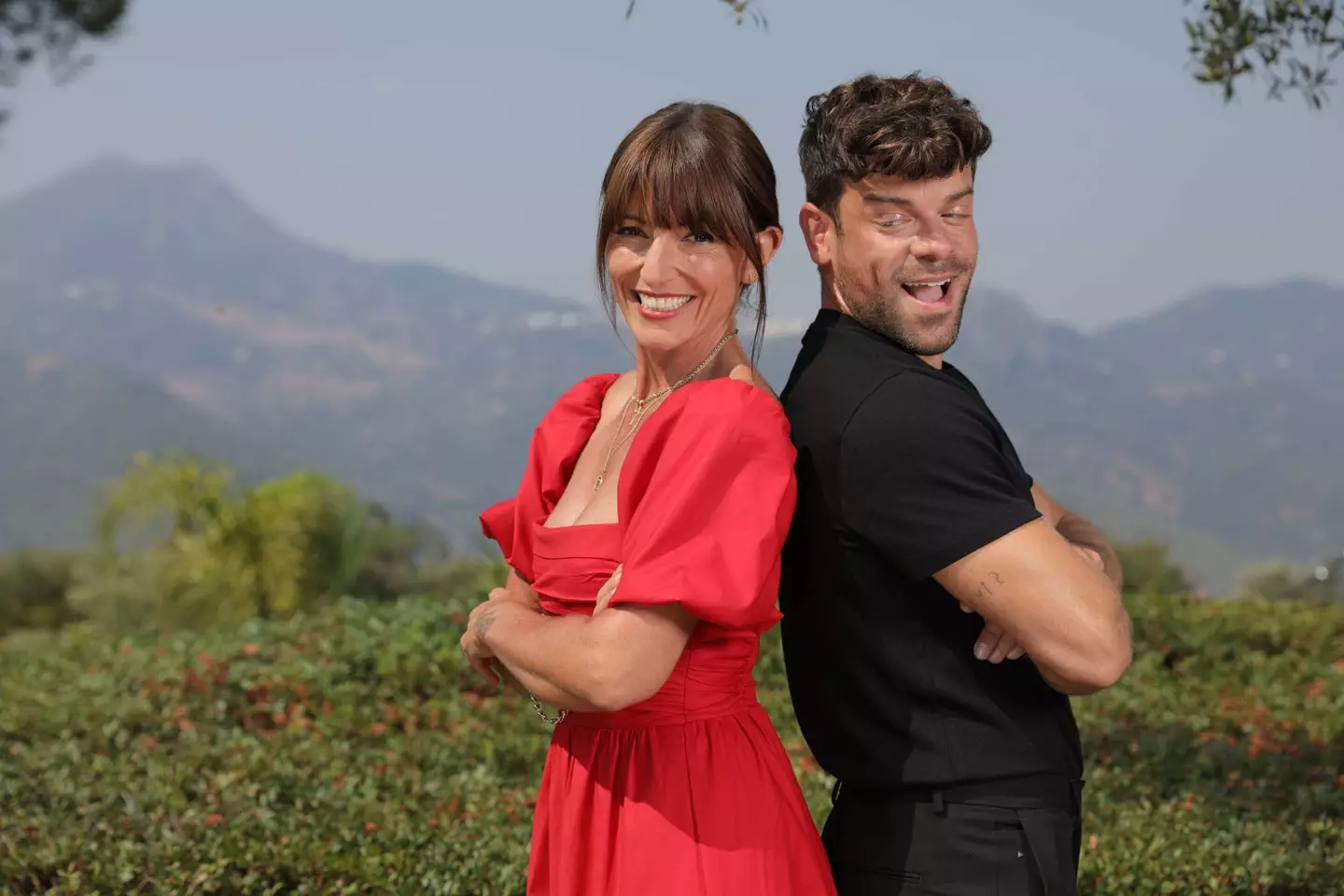 It's hosted by Davina McCall and Ricky Merino (