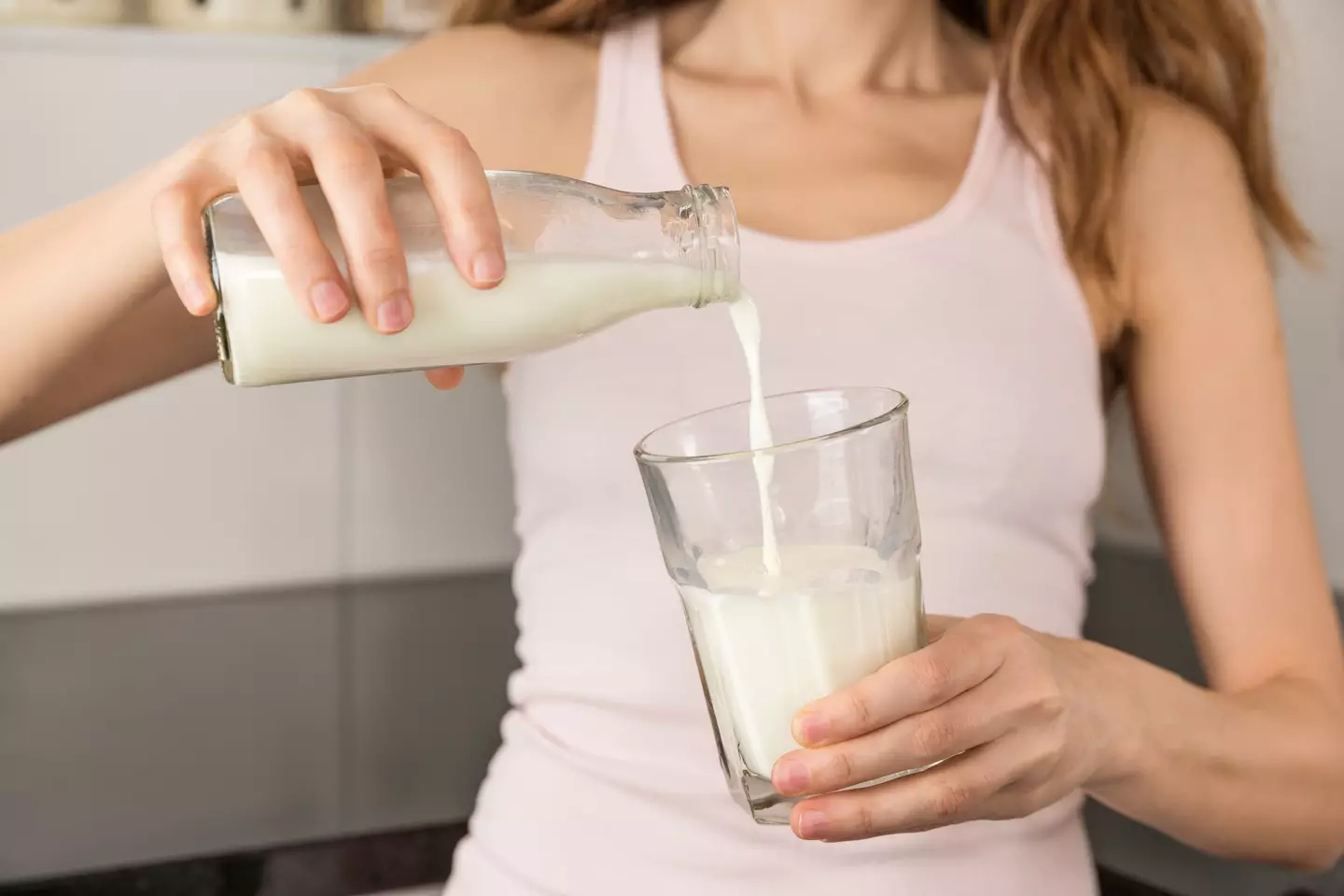 A glass of milk is said to help line the stomach before a night out on the town.