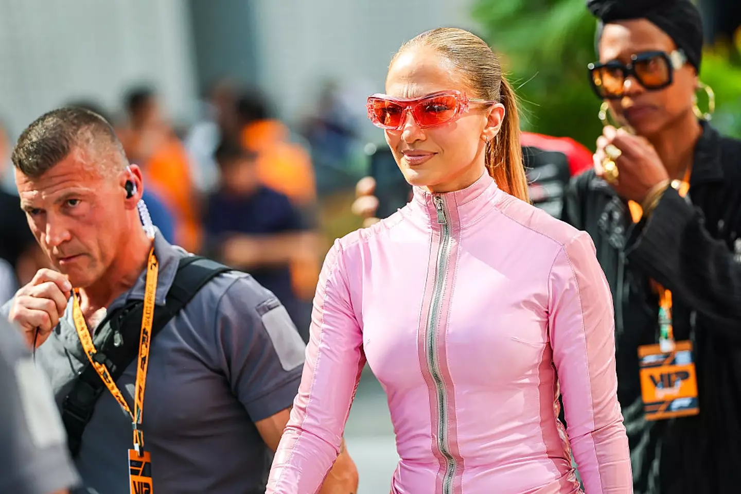 Jennifer Lopez attended the Saudi Arabian Grand Prix as a guest of Ferrari over the weekend (Kym Illman/Getty Images)