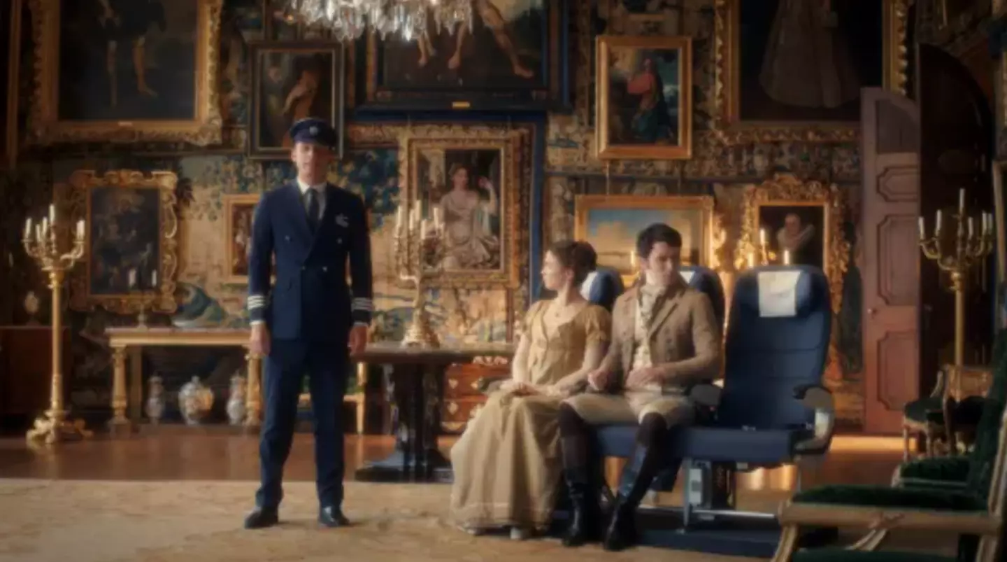 The video sees BA channeling Bridgerton. (British Airways)
