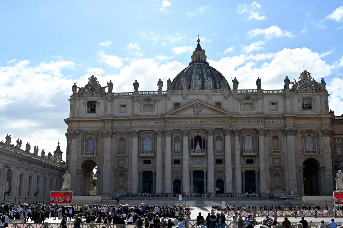 A potential Pope must receive a two-third majority (ANDREAS SOLARO/AFP via Getty Images)