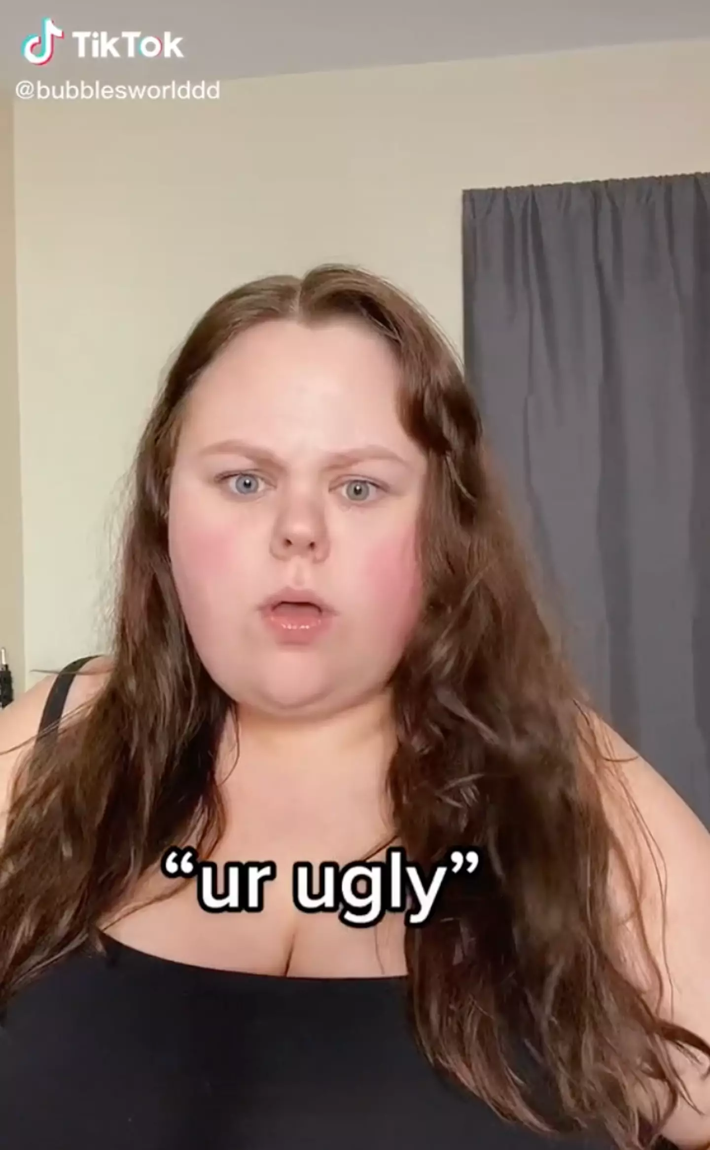 Bubbles wants people to know that being fat is not ugly.