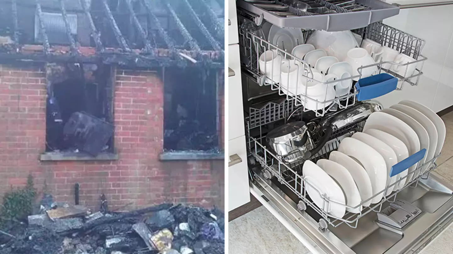 Woman Shares Warning About Your Dishwasher After Her House Burnt Down
