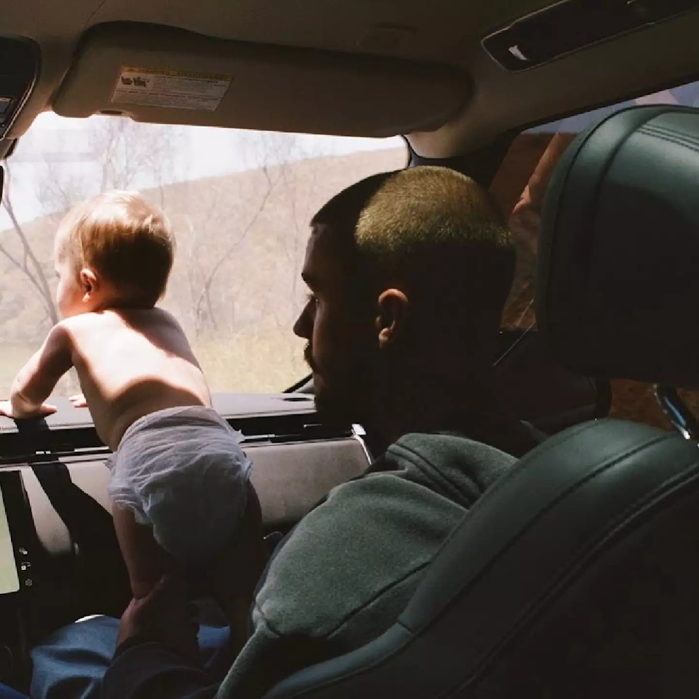 Justin Bieber shared a photo alongside Jack Blues in the car (Instagram/@lilbieber)