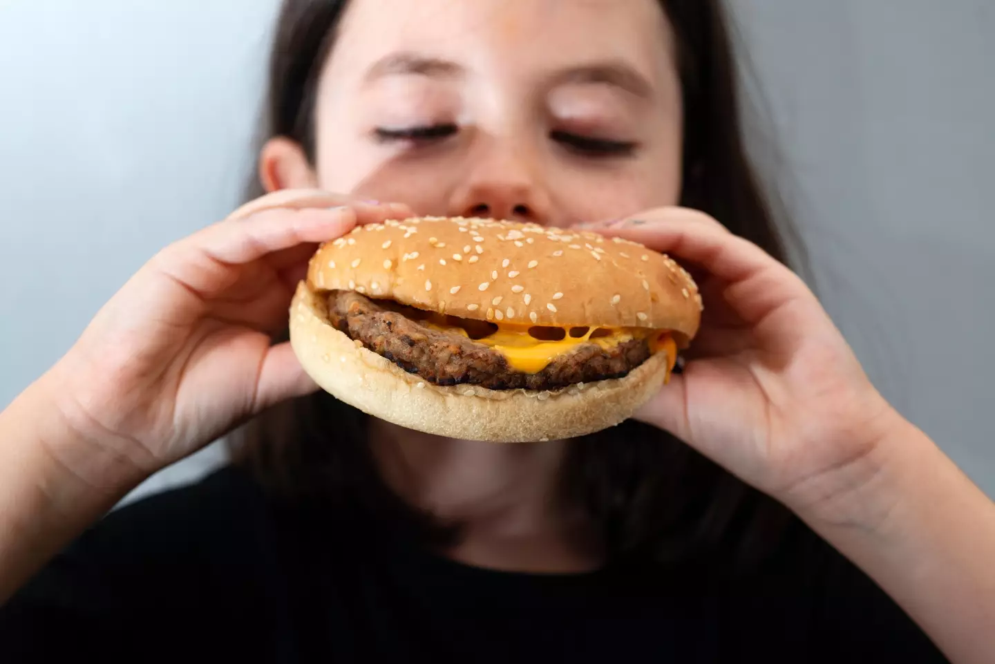 The mum explained she made them cheeseburgers.