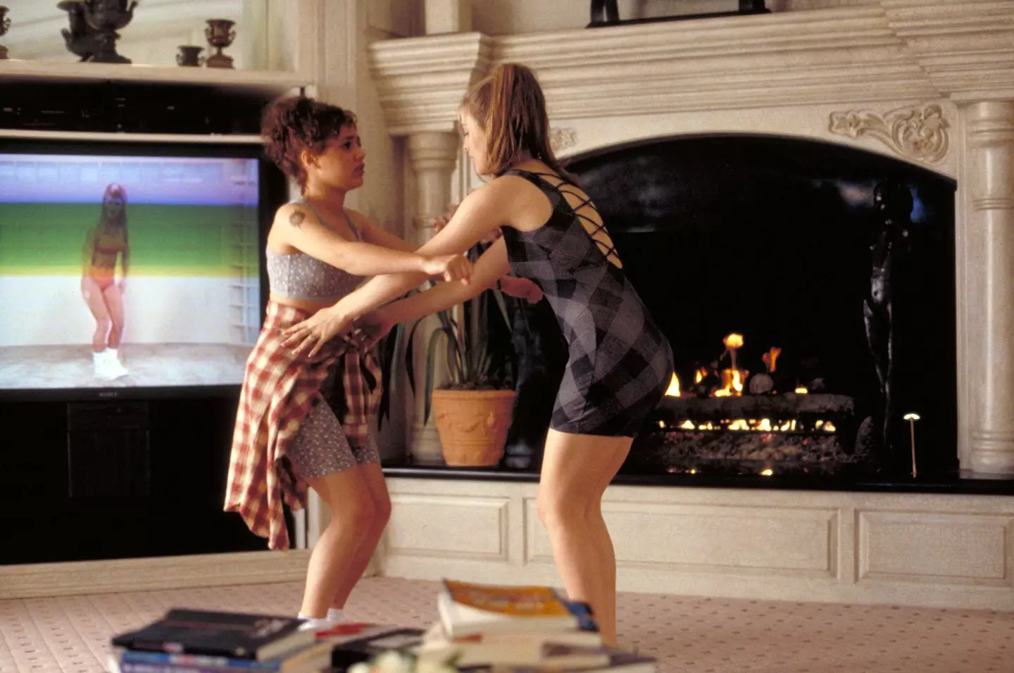 In Clueless, Tai (Brittany Murphy) calls Cher (Alicia Silverstone) ‘a virgin who can’t drive’.