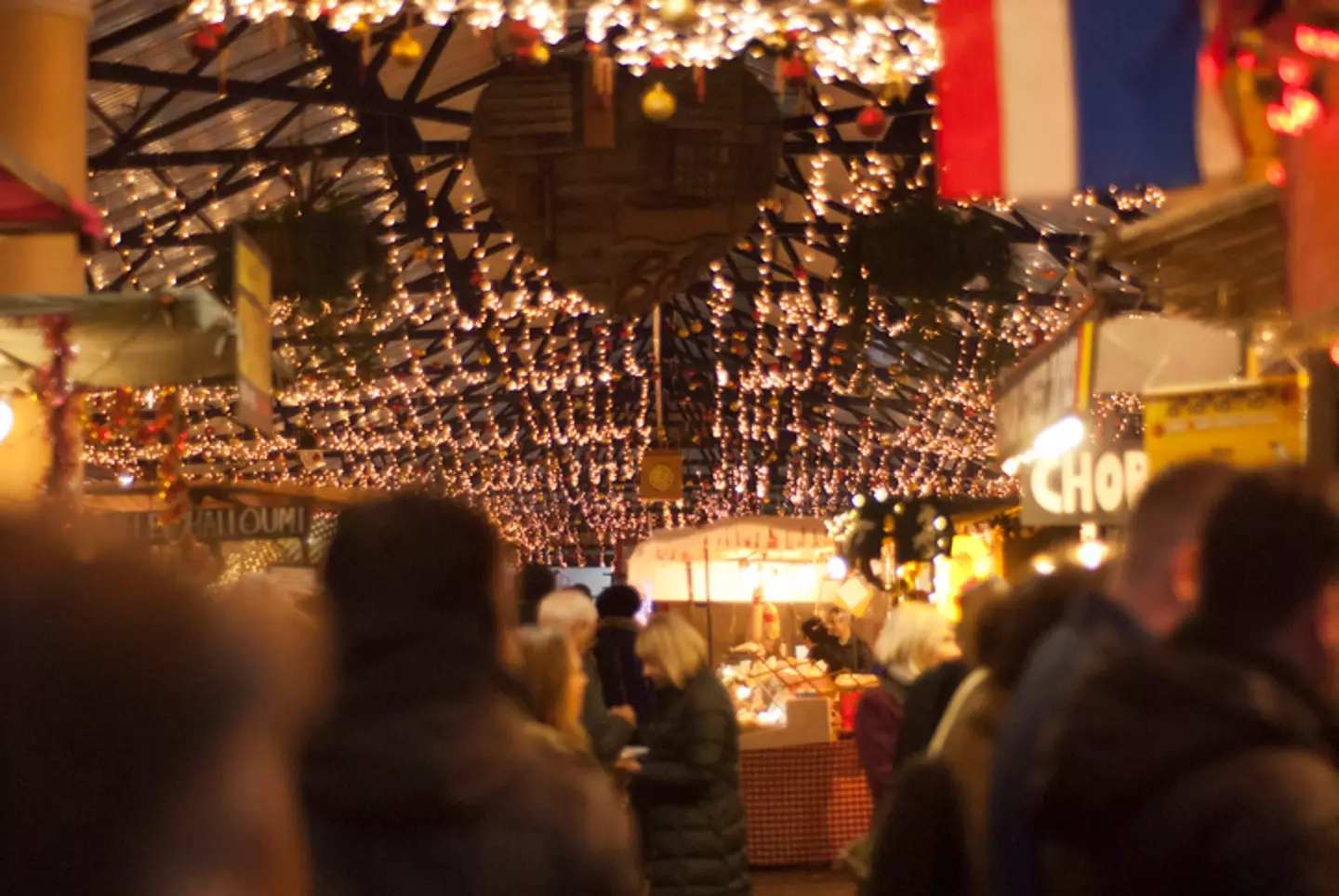 Indulge in some specialist hot food at the Kingston upon Thames Christmas Market.