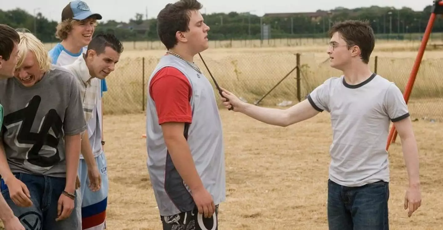 Harry was with Dudley when the attack happened (