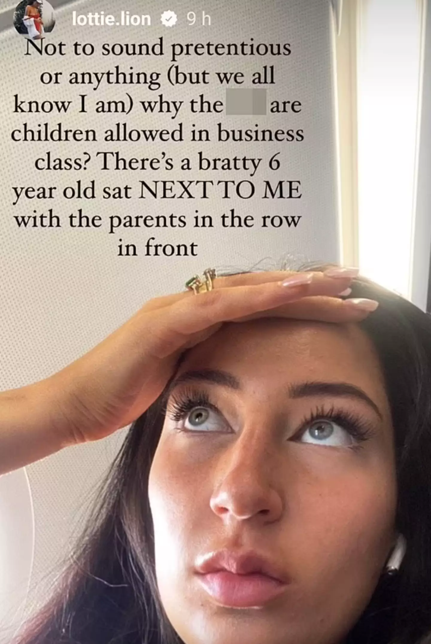 Lion had been travelling to Paris when she encountered the child.