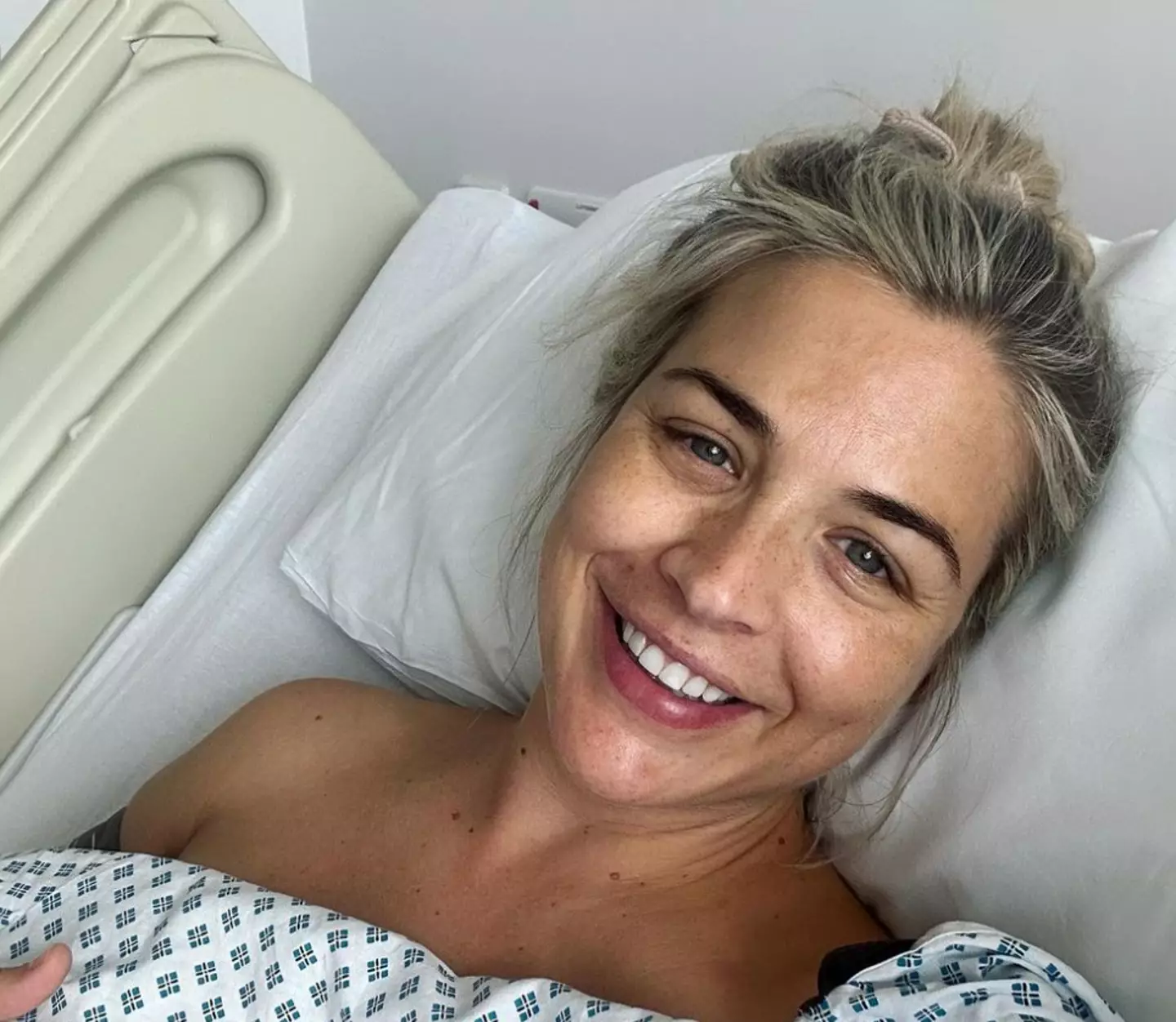 Atkinson gave birth to Thiago in July.