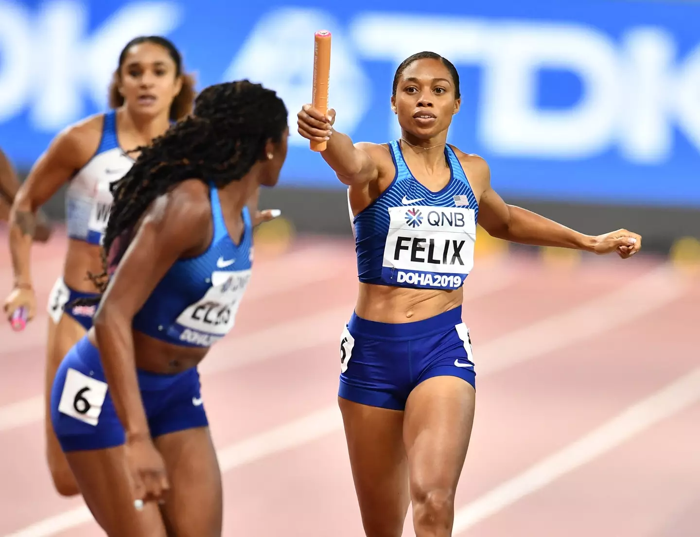 Allyson Felix is the most successful female athlete in track and field history (