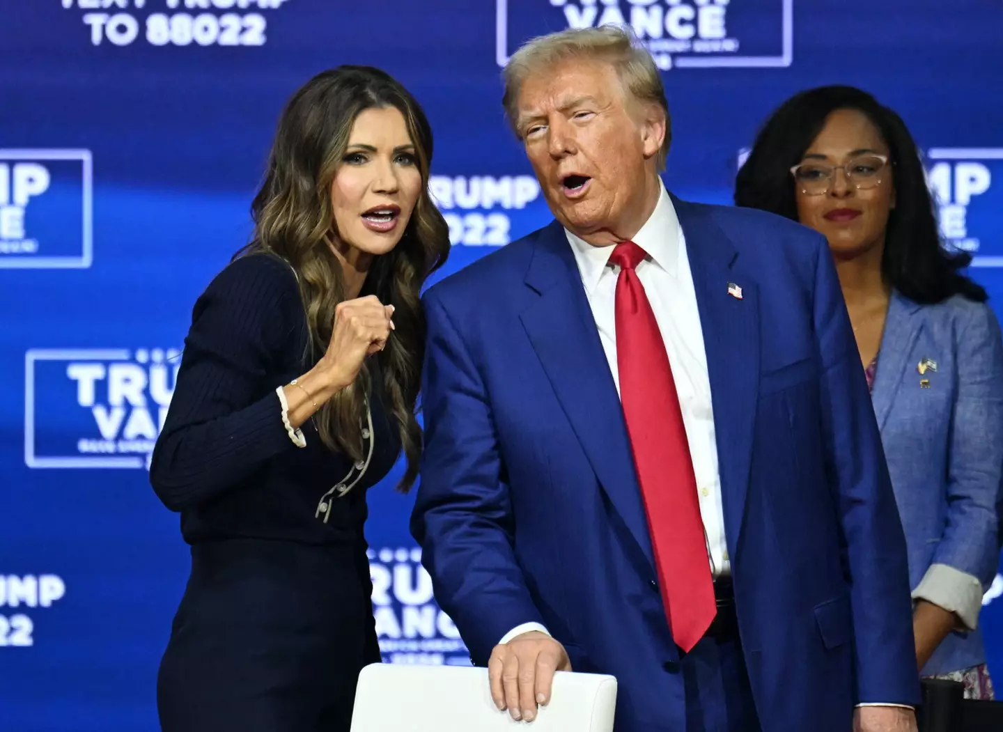 Noem is a close political ally of Republican leader Donald Trump (JIM WATSON/AFP via Getty Images)