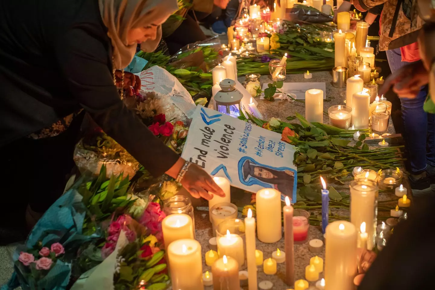 A vigil was held in Sabina Nessa's memory (