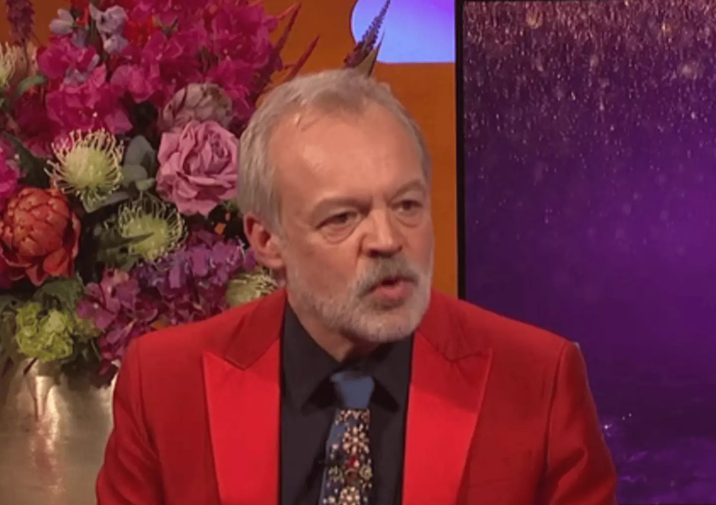 Graham Norton was left quite perplexed after Gorillaz star Damon Albarn asked him why he hadn't been back on his show in years (BBC)