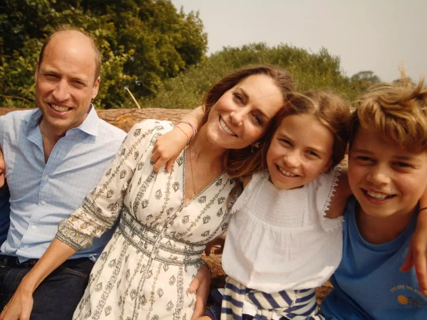 The family shared a recent snap taken earlier this year. (Kensington palace)