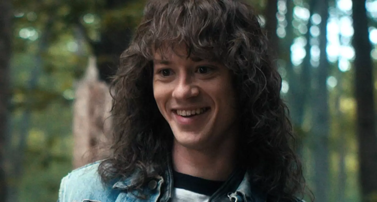 Joseph Quinn as Eddie in Stranger Things.