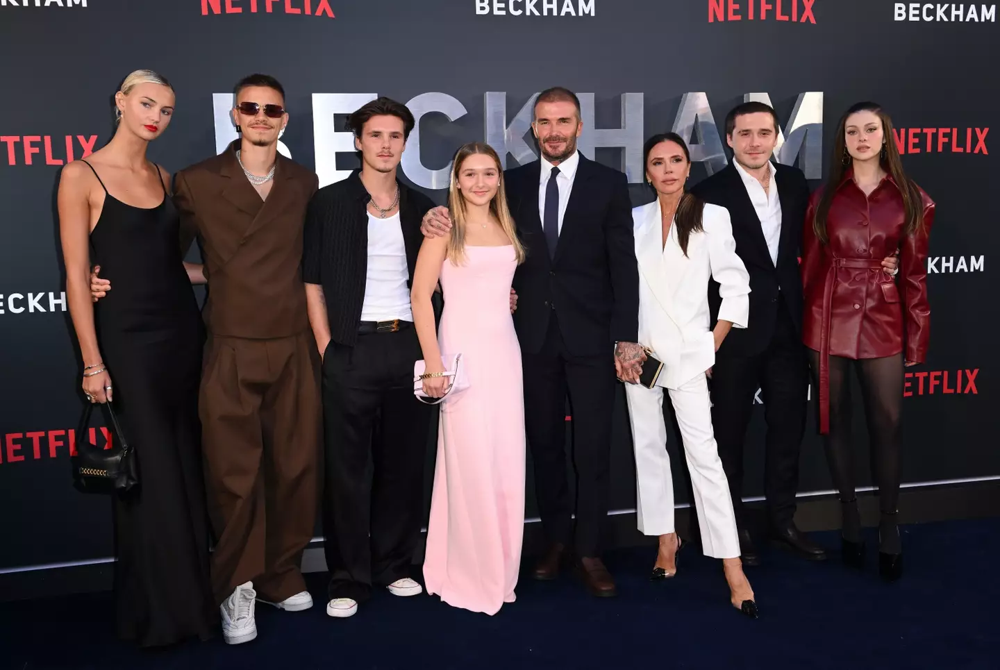 Brooklyn Beckham and Nicola Peltz used to be pictured with the Beckham family frequently (Photo by Karwai Tang/WireImage)