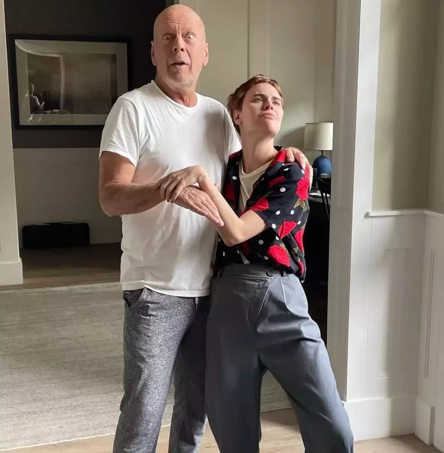 Tallulah and Bruce Willis.