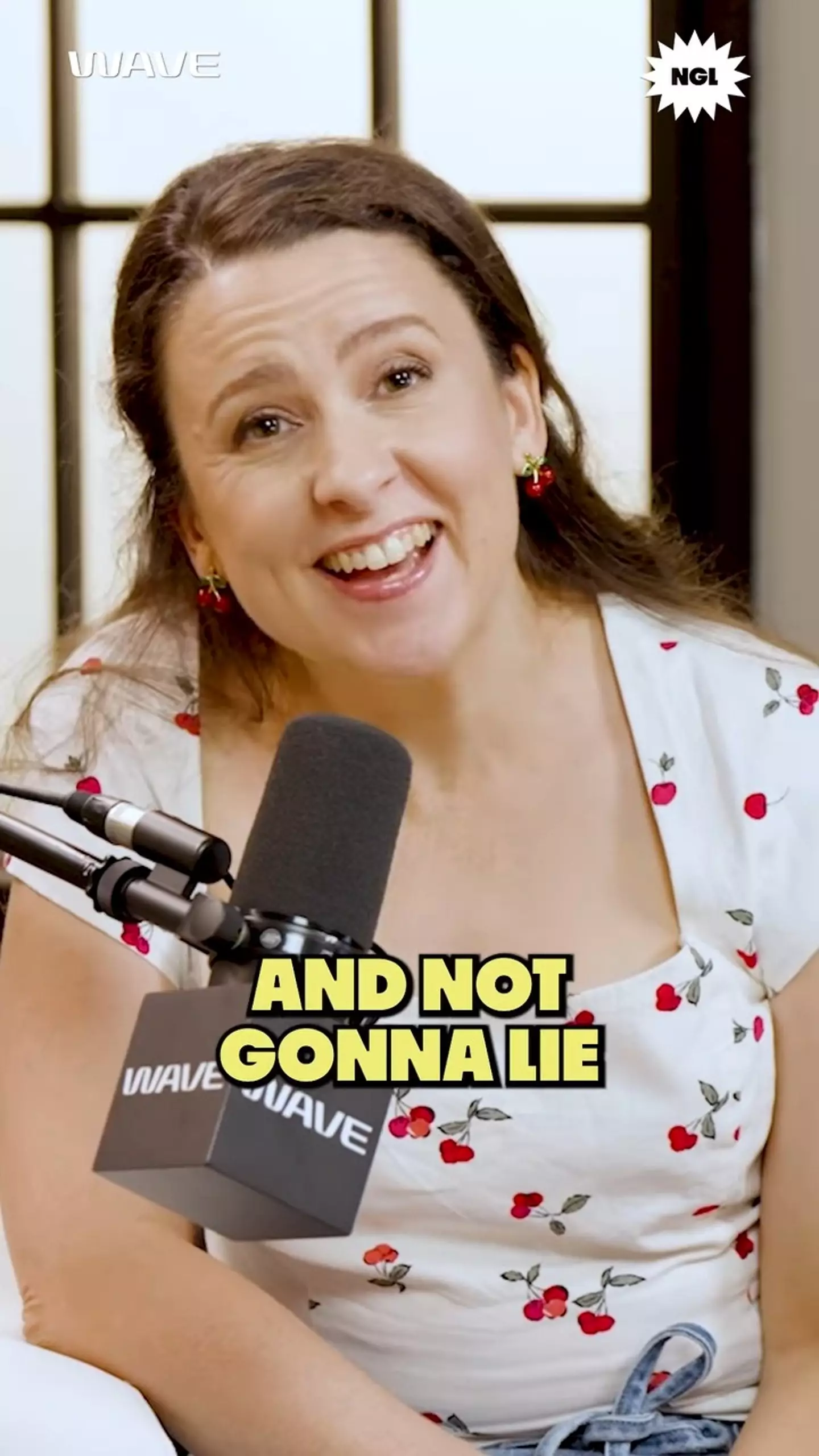 She appeared on Kylie Kelce's podcast, Not Gonna Lie (Instagram/nglwithkylie)