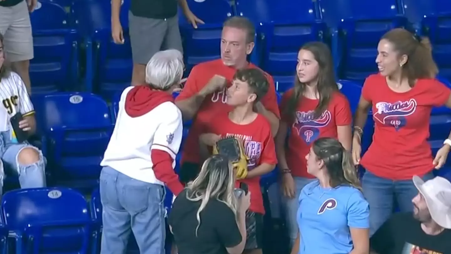 The woman was later called out by internet users for her viral outburst (ESPN)