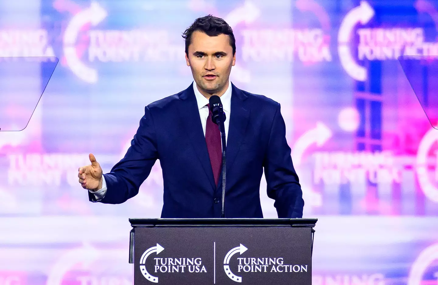 Charlie Kirk was murdered as he was having a debate in Utah (JOSH EDELSON/AFP via Getty Images)