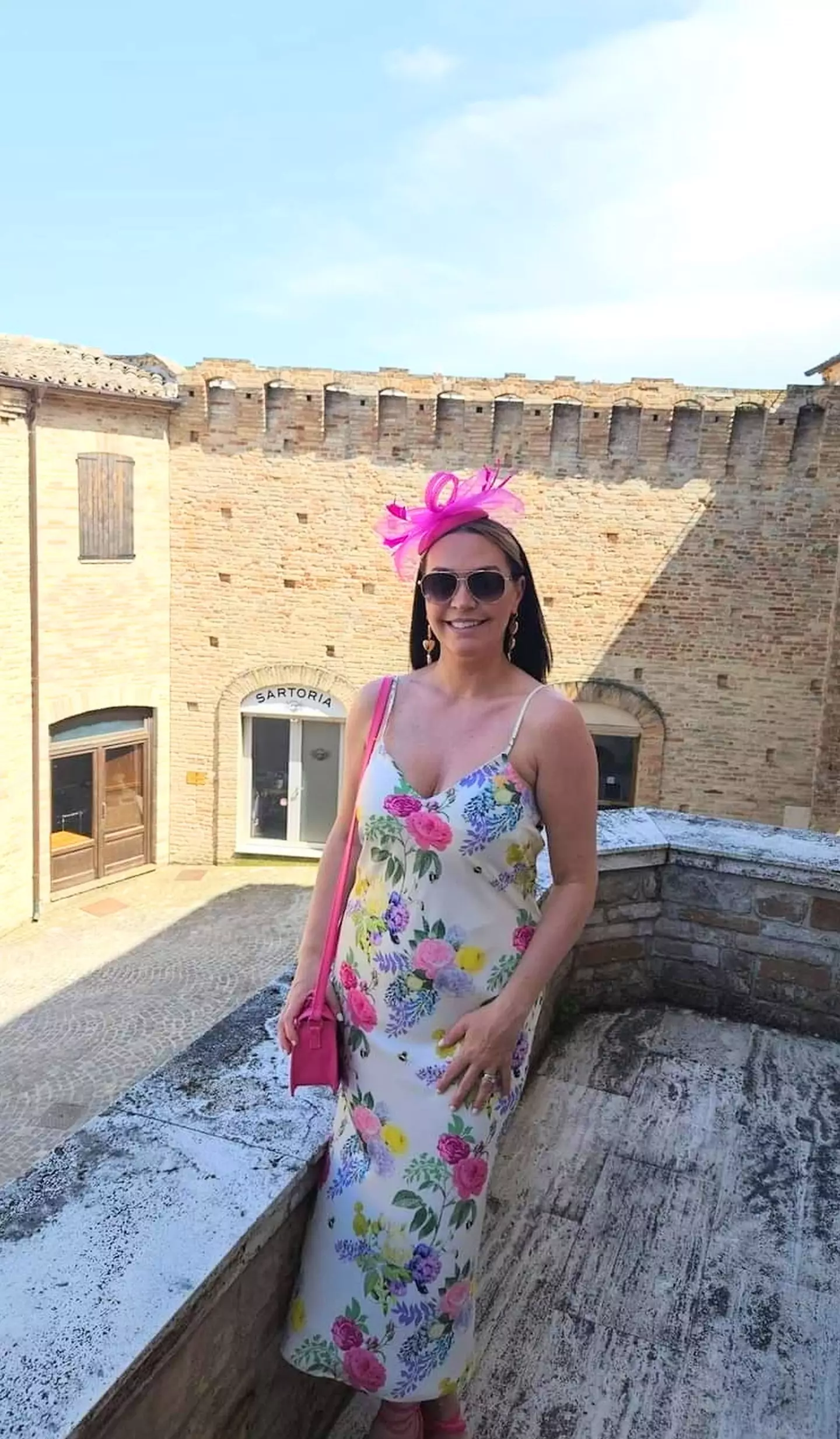 Sara Rochford wore a floral midi dress nightie to a wedding and no one noticed it was pyjamas.
