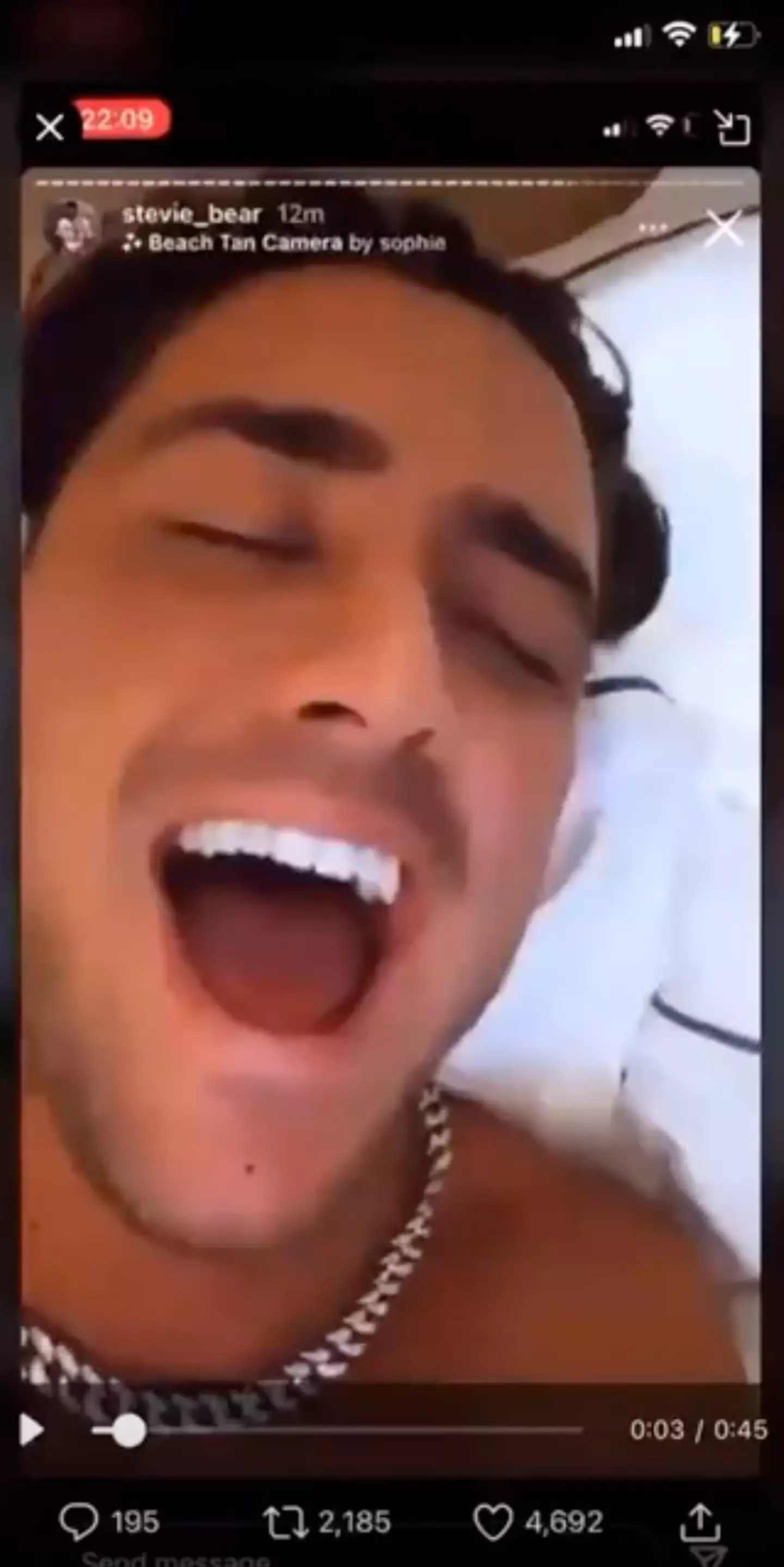 Resurfaced videos of Stephen Bear mocking Georgia Harrison have been shared online.