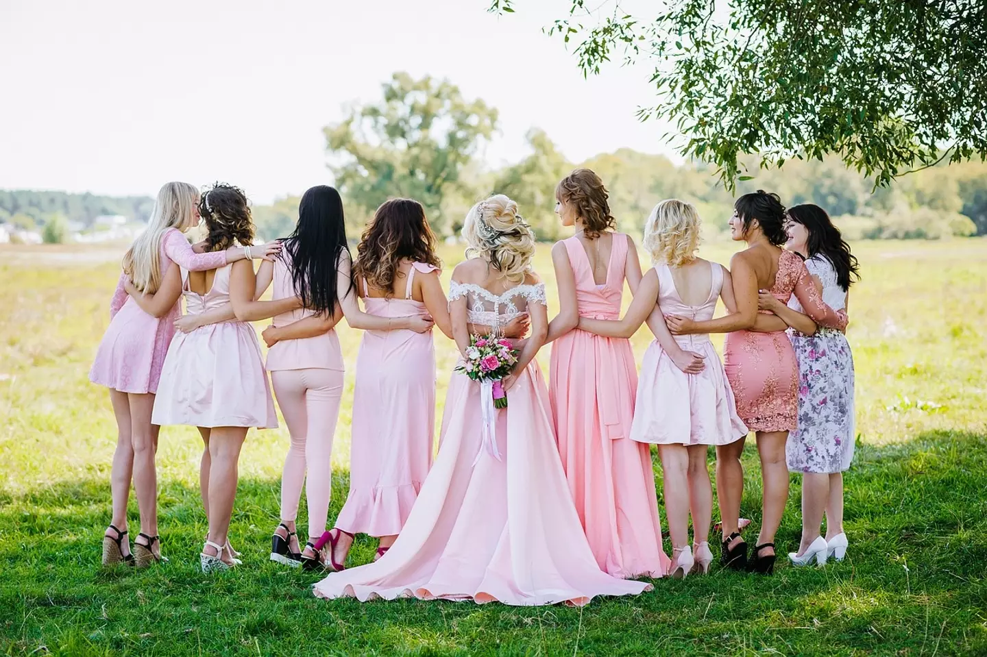 Initially, Grace was surprised that she was even invited let alone asked to be a bridesmaid.