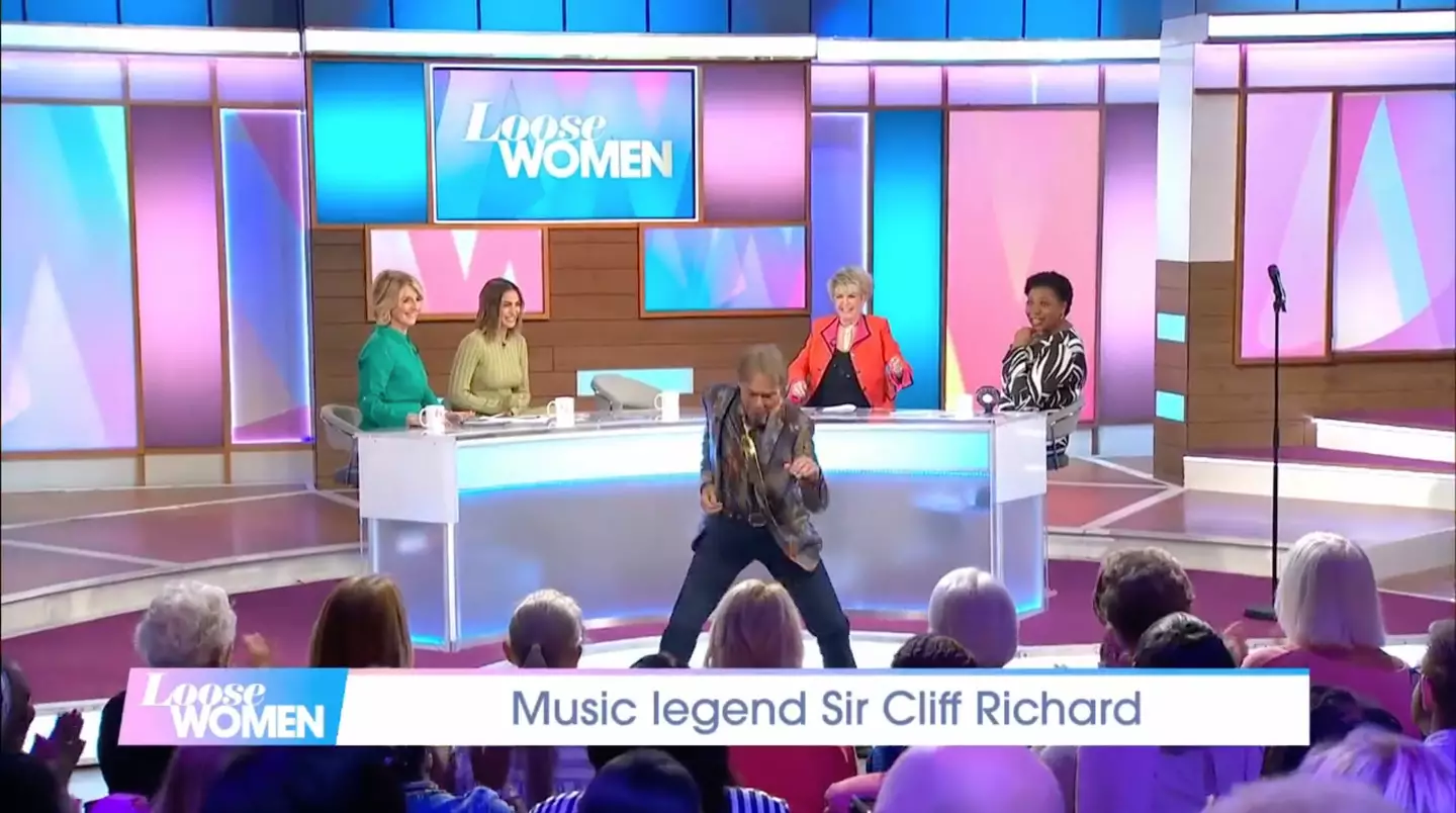 Sir Cliff Richard gyrated on stage like Elvis Presley.