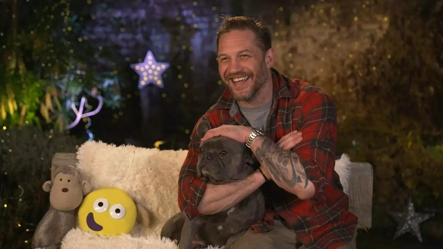 Tom Hardy is a regular reader for the children's show.