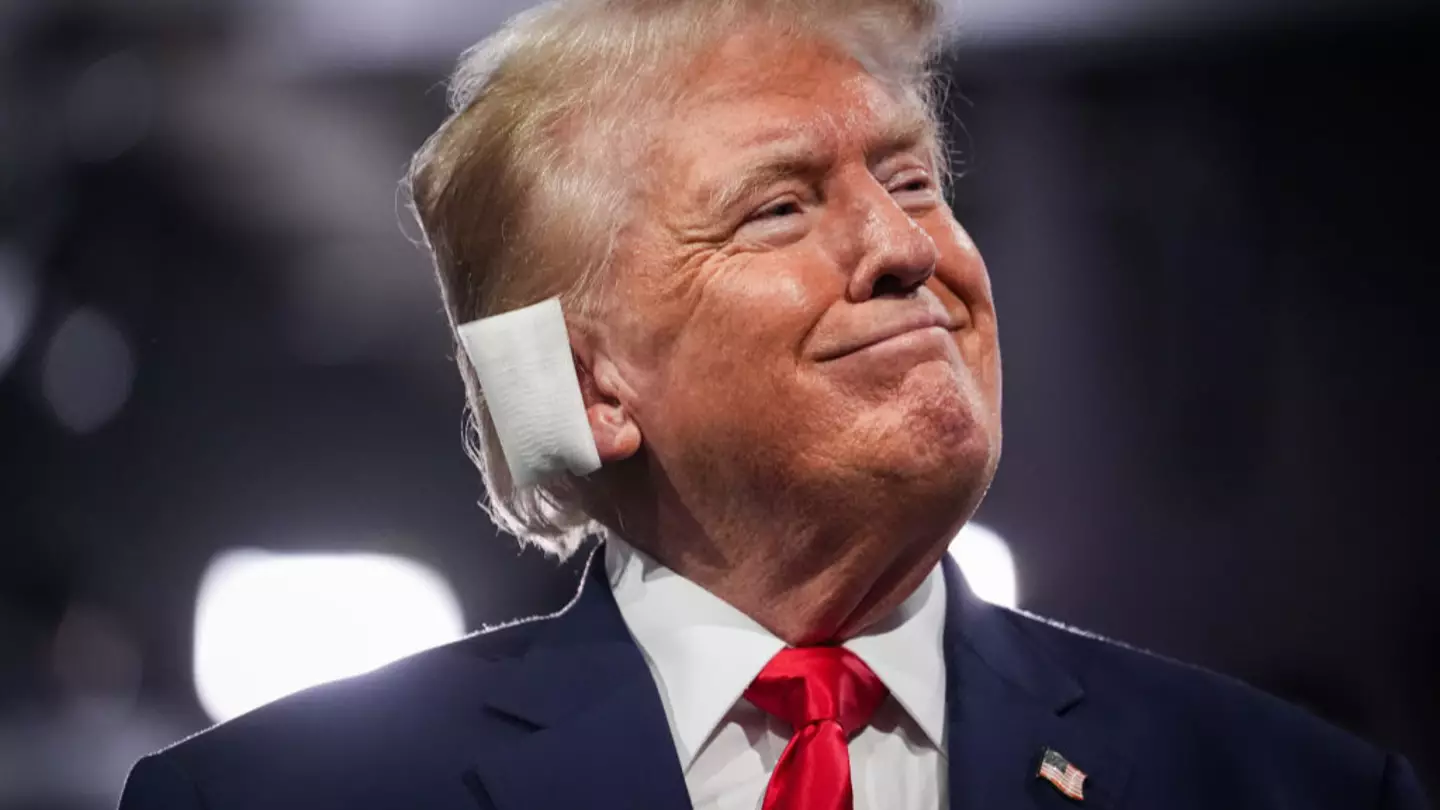 Donald Trump ignites theory on why he wore large bandage on his ear after attempted assassination