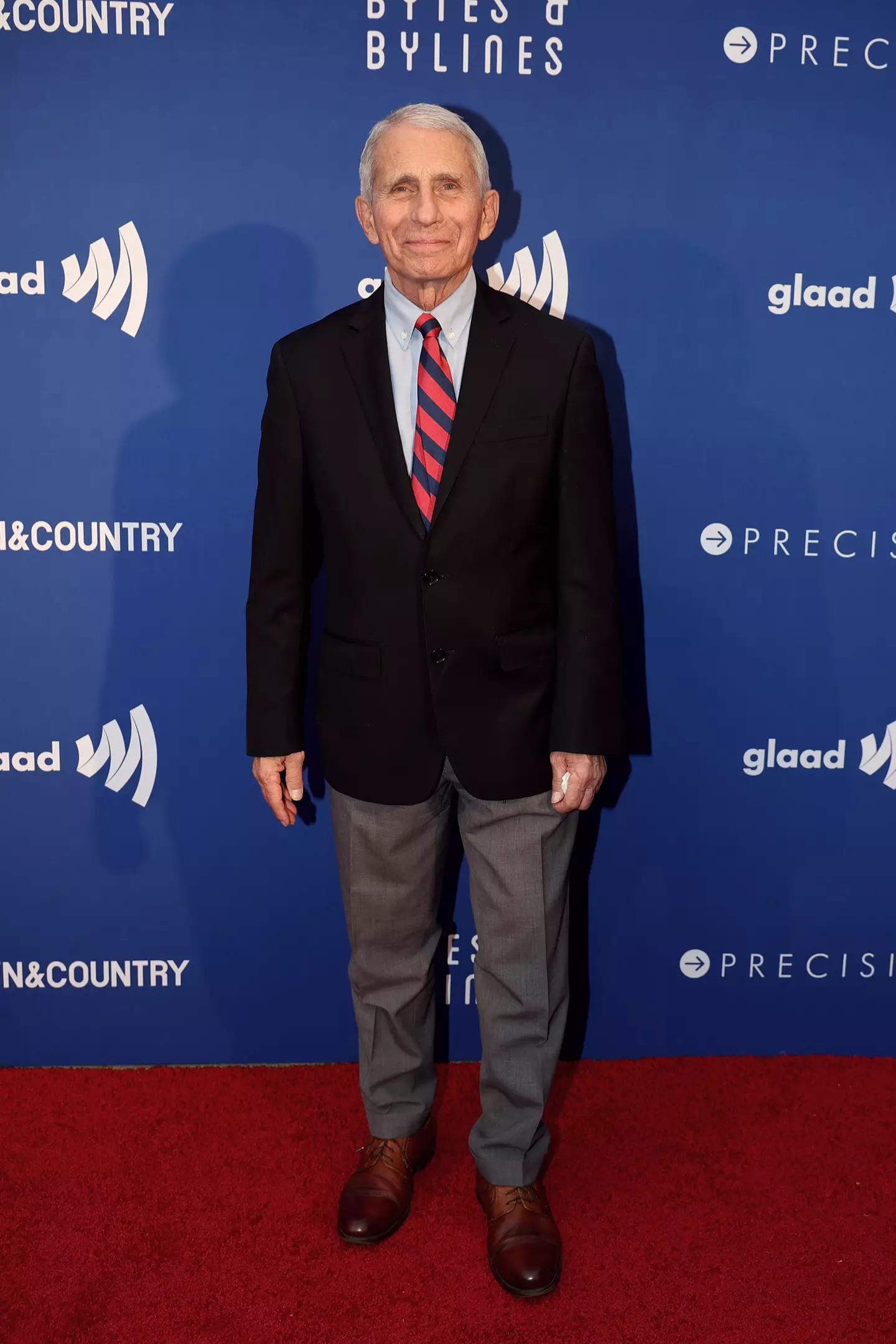 The joke also poked fun at Dr Anthony Fauci (Tasos Katopodis/Getty Images for GLAAD)