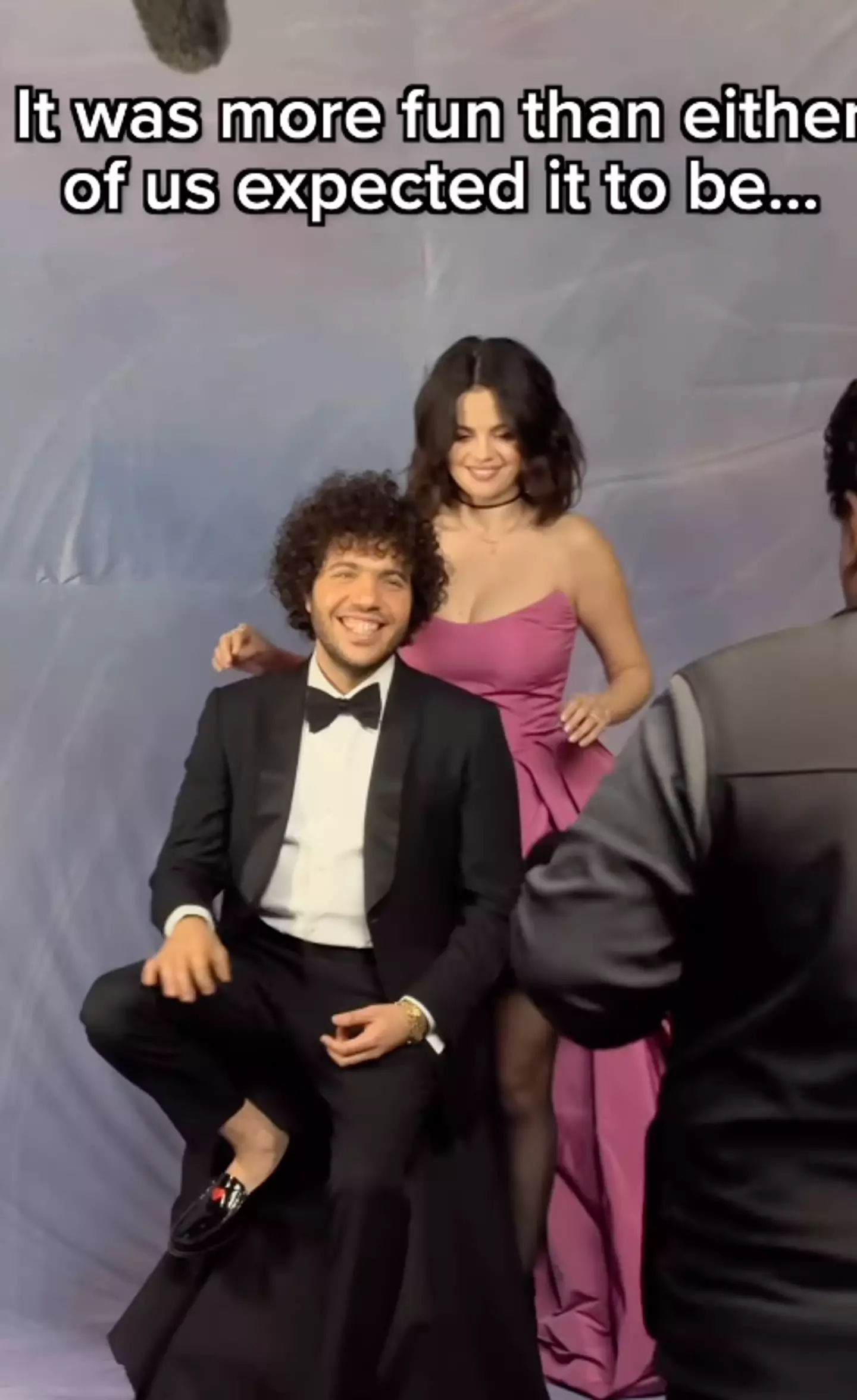Fans noted that they 'understood' why Selena is so in love (Instagram/@itsbennyblanco)