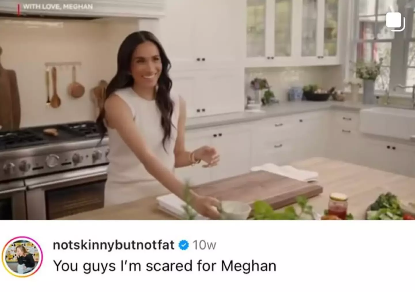 Hirsch's comment resurfaced in a way she wasn't expecting (Instagram/@notskinnybutnotfat)