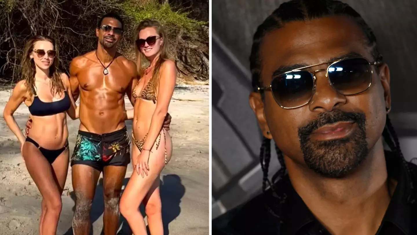 What David Haye actually said when asked about being in 'throuple' relationship