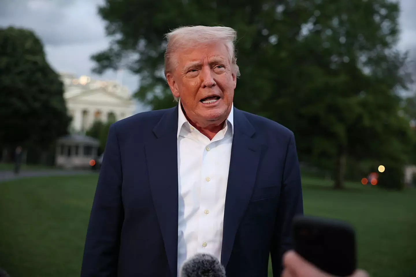 Trump said the immigrants can come back 'if they're good people' (Tasos Katopodis/Getty Images)