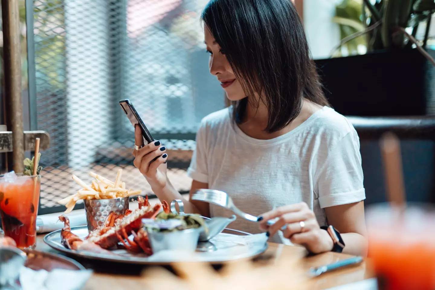 Would you be happy to dine out alone?