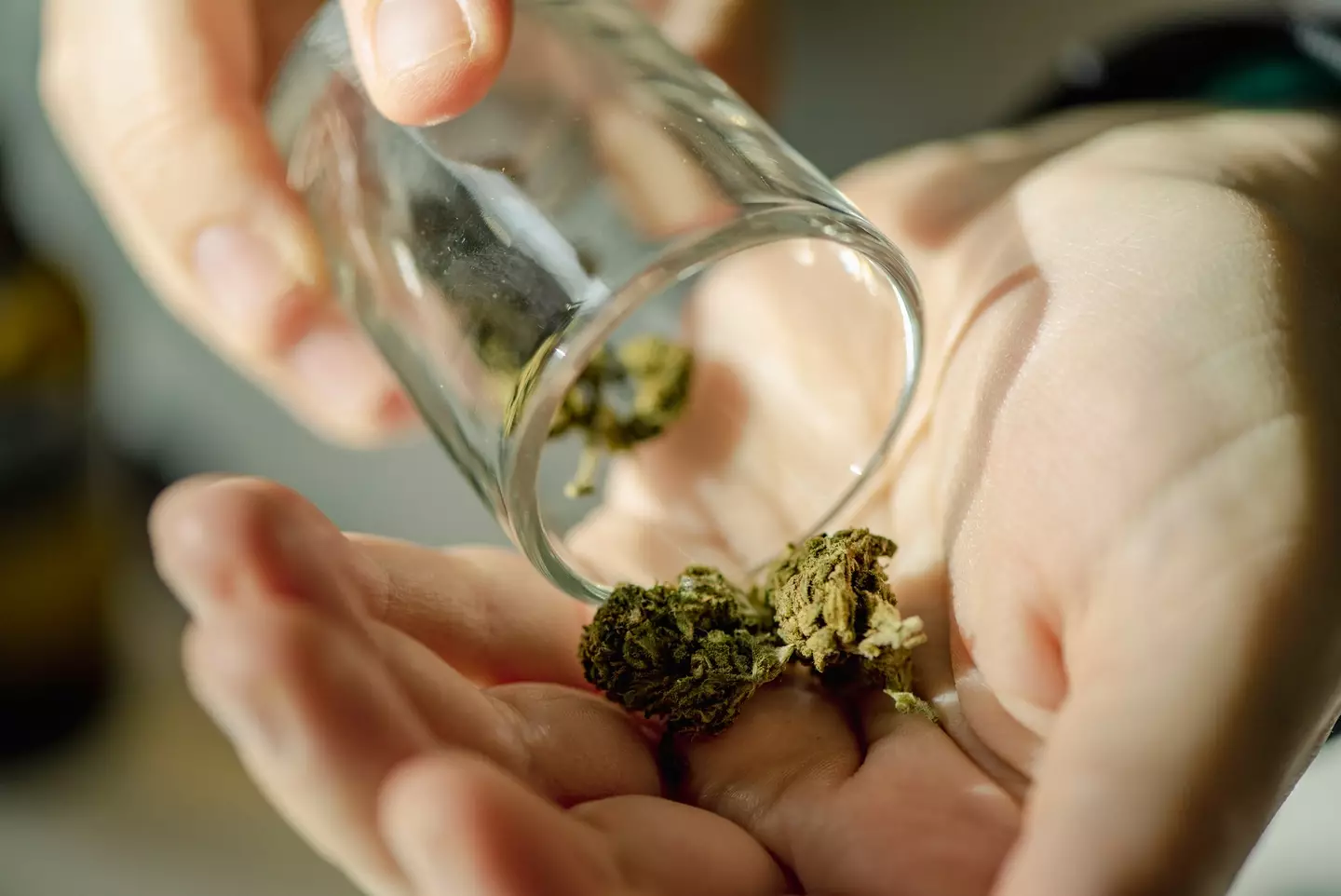 The Republican leader is said to be 'looking at' possibly switching marijuana from a Schedule I drug to a Schedule III drug (Emilija Manevska/Getty Images)