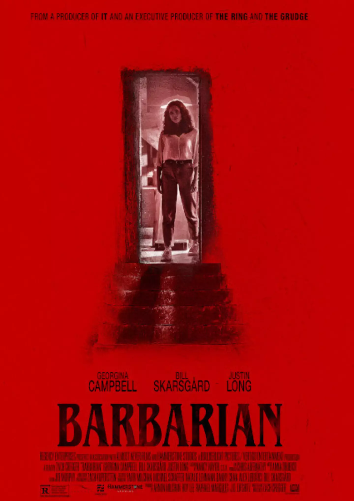 Barbarian stars Bill Skarsgard.