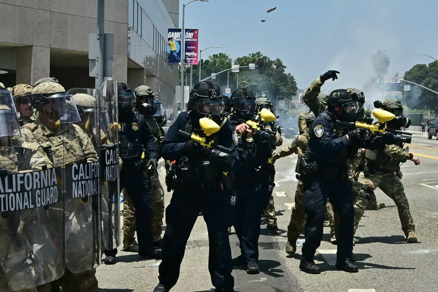 Tomasi was shot during the protests (FREDERIC J. BROWN/AFP via Getty Images)