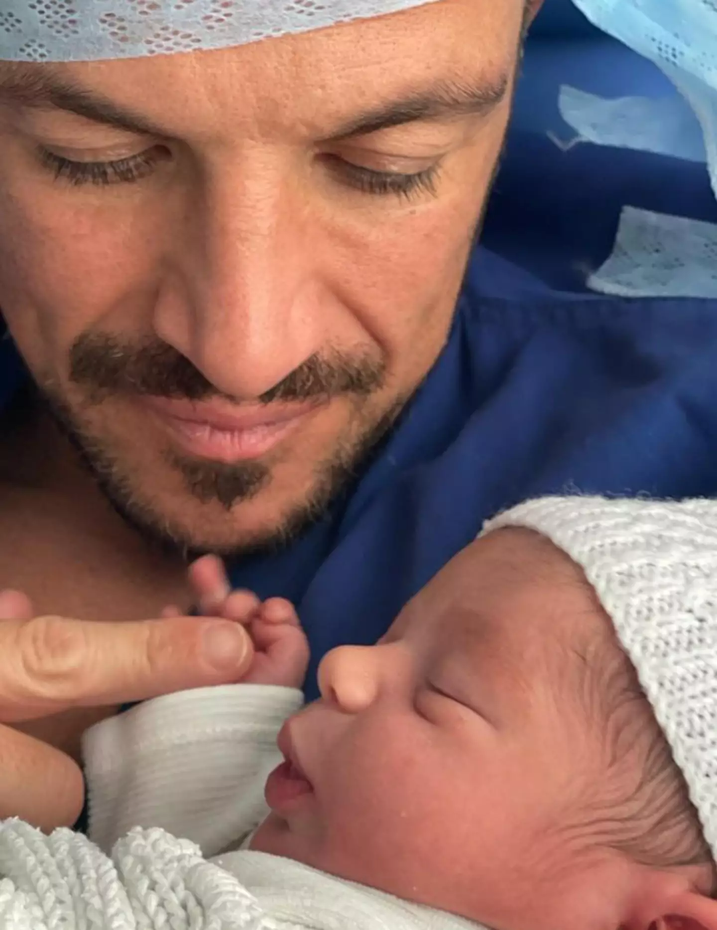 Peter Andre welcomed the birth of his daughter earlier this month (2 April) (Instagram/@peterandre)