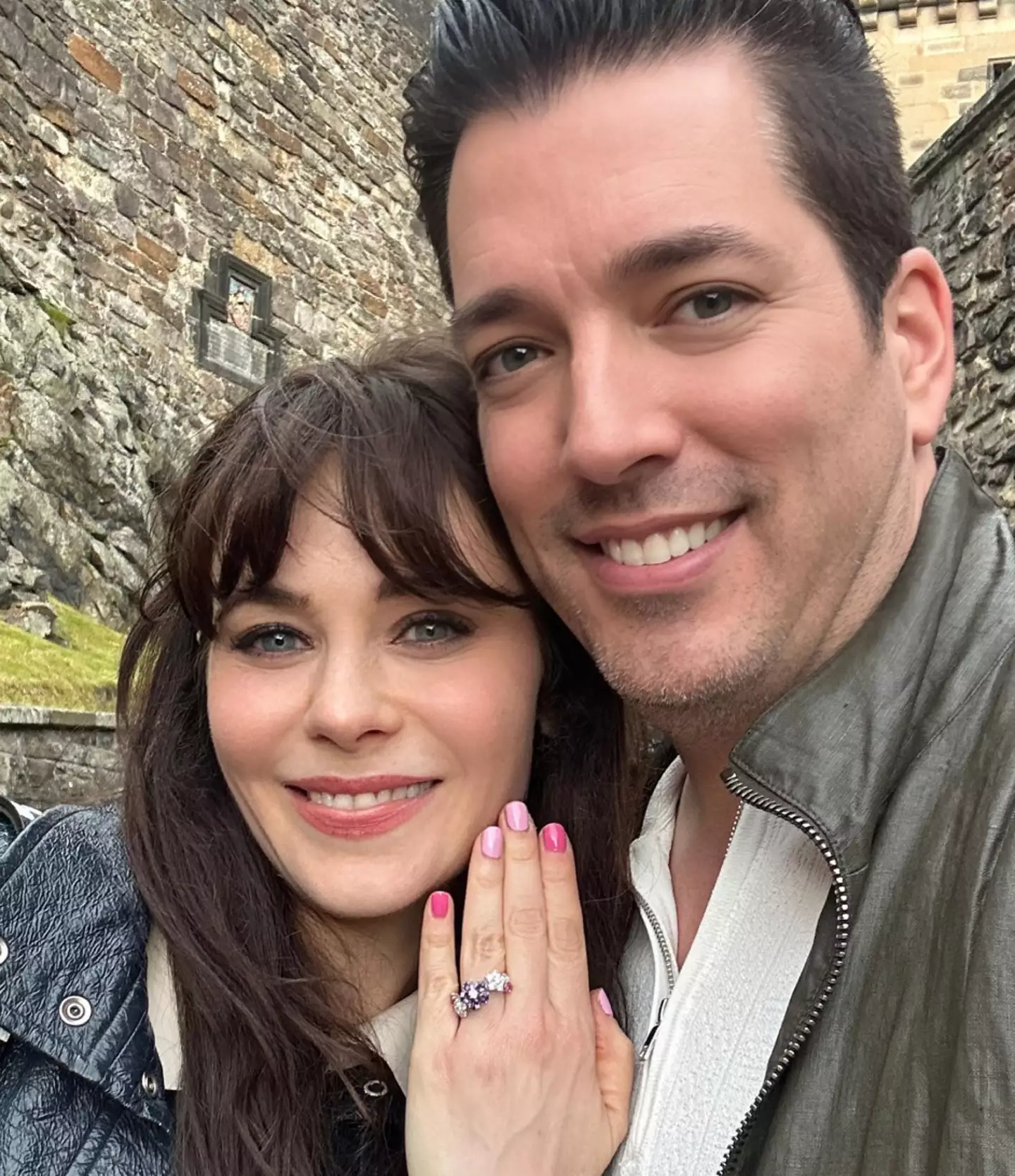 Zooey Deschanel is engaged to her Property Brothers boyfriend Jonathan Scott after four years of dating.