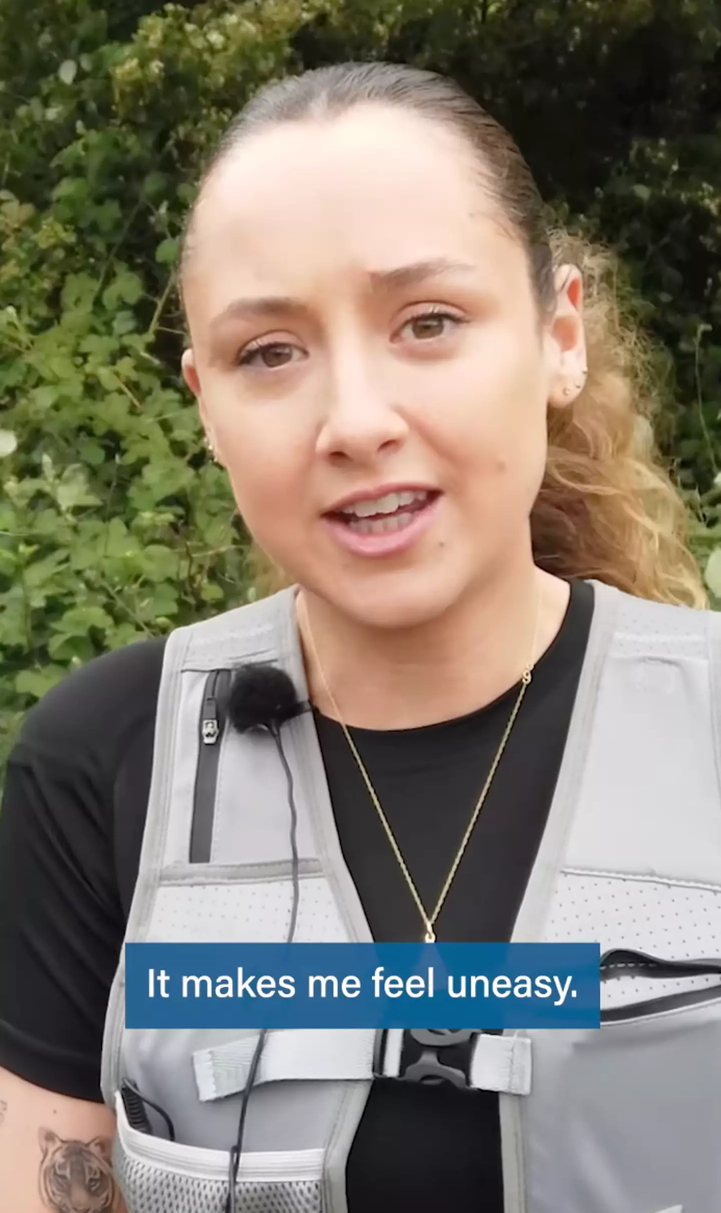 PC Abi Hayward, who was one of the officers who went undercover, explained that catcalling is a precursor to something more serious (Instagram/@surreypolice)