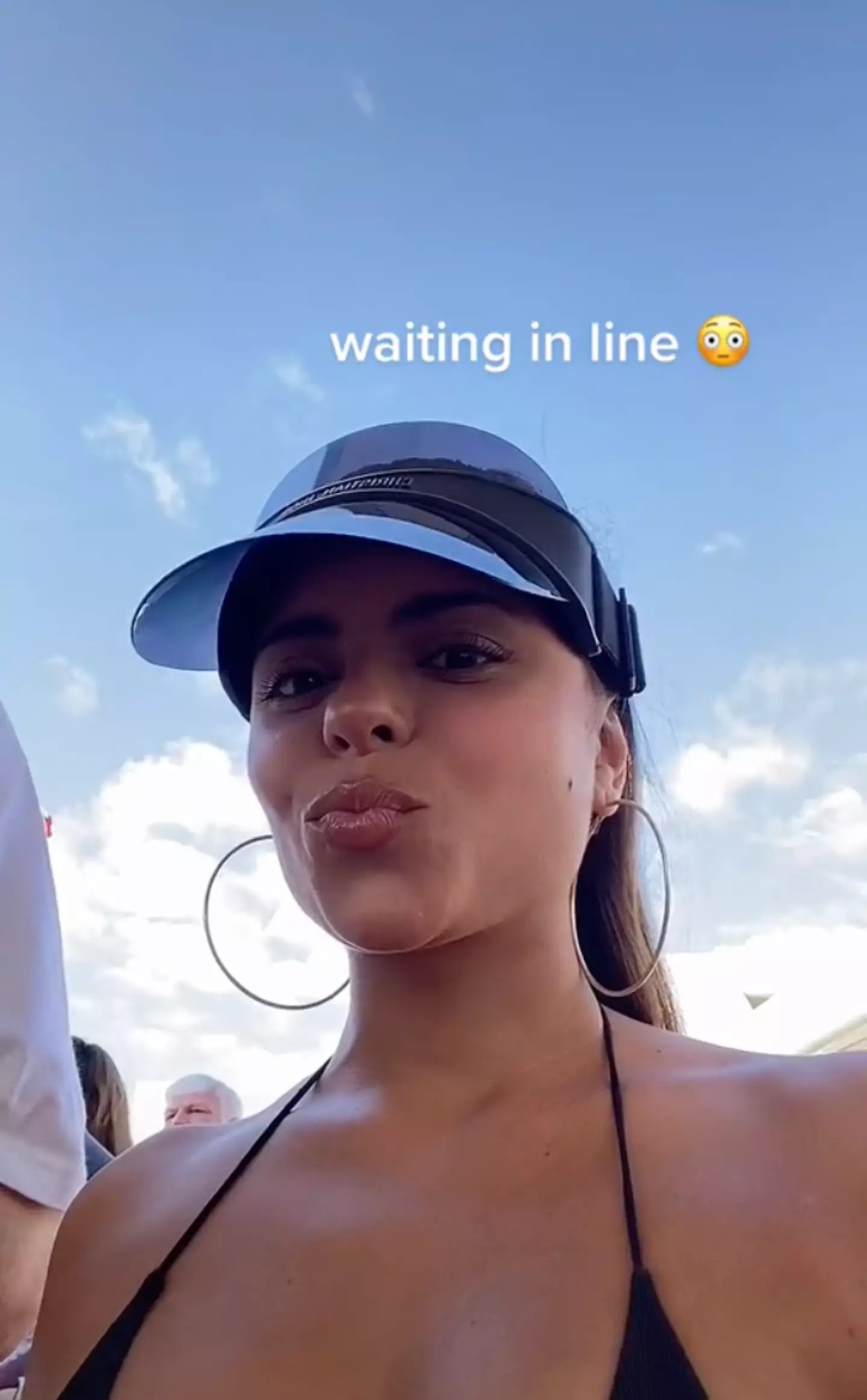 The TikToker thought she was going to get a free shirt.