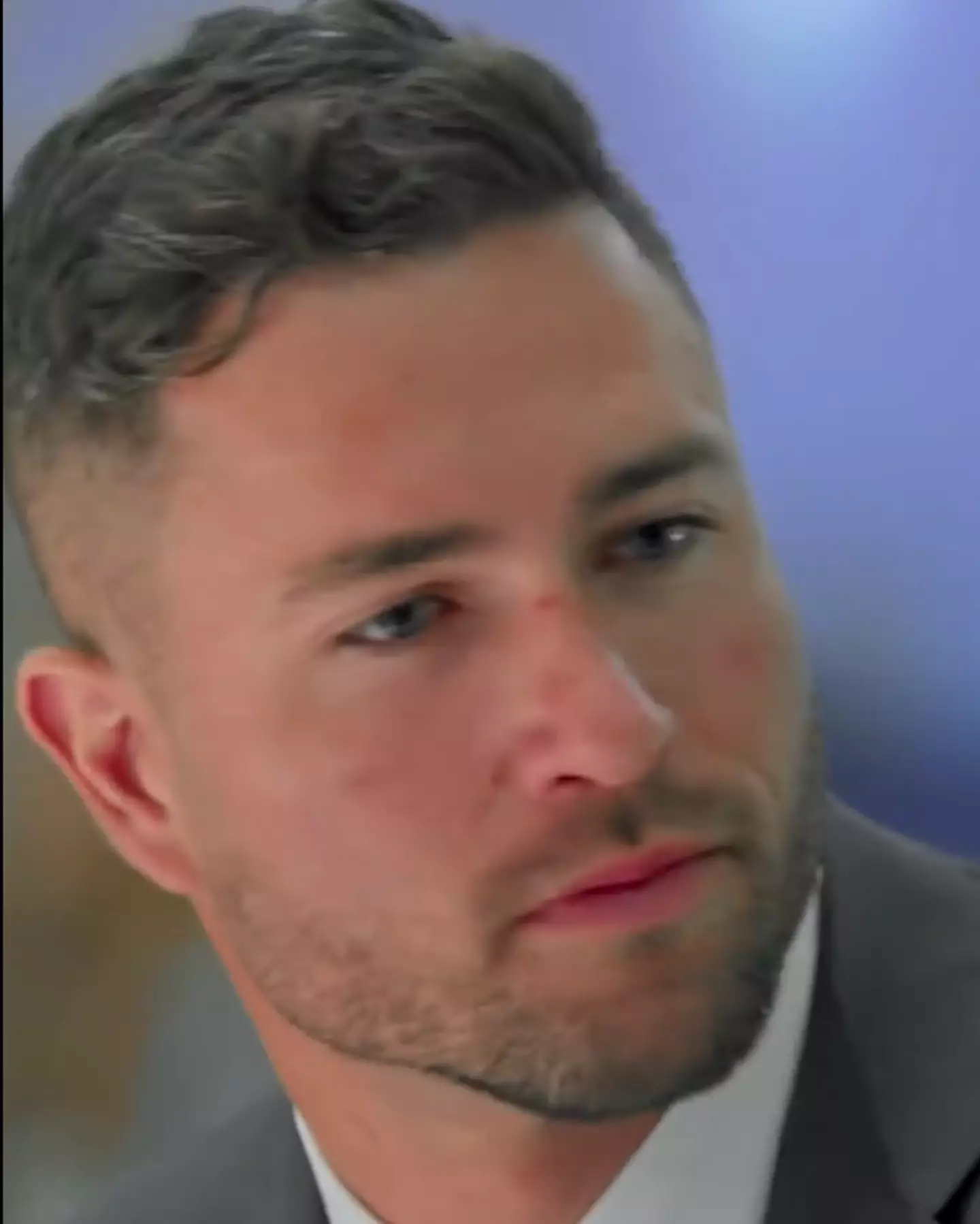 Harrison was caught out in the first episode of Married at First Sight.