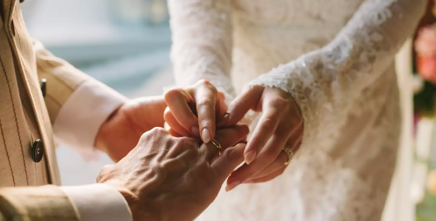 The dress, the wedding and the surname change... (Getty Stock Images)
